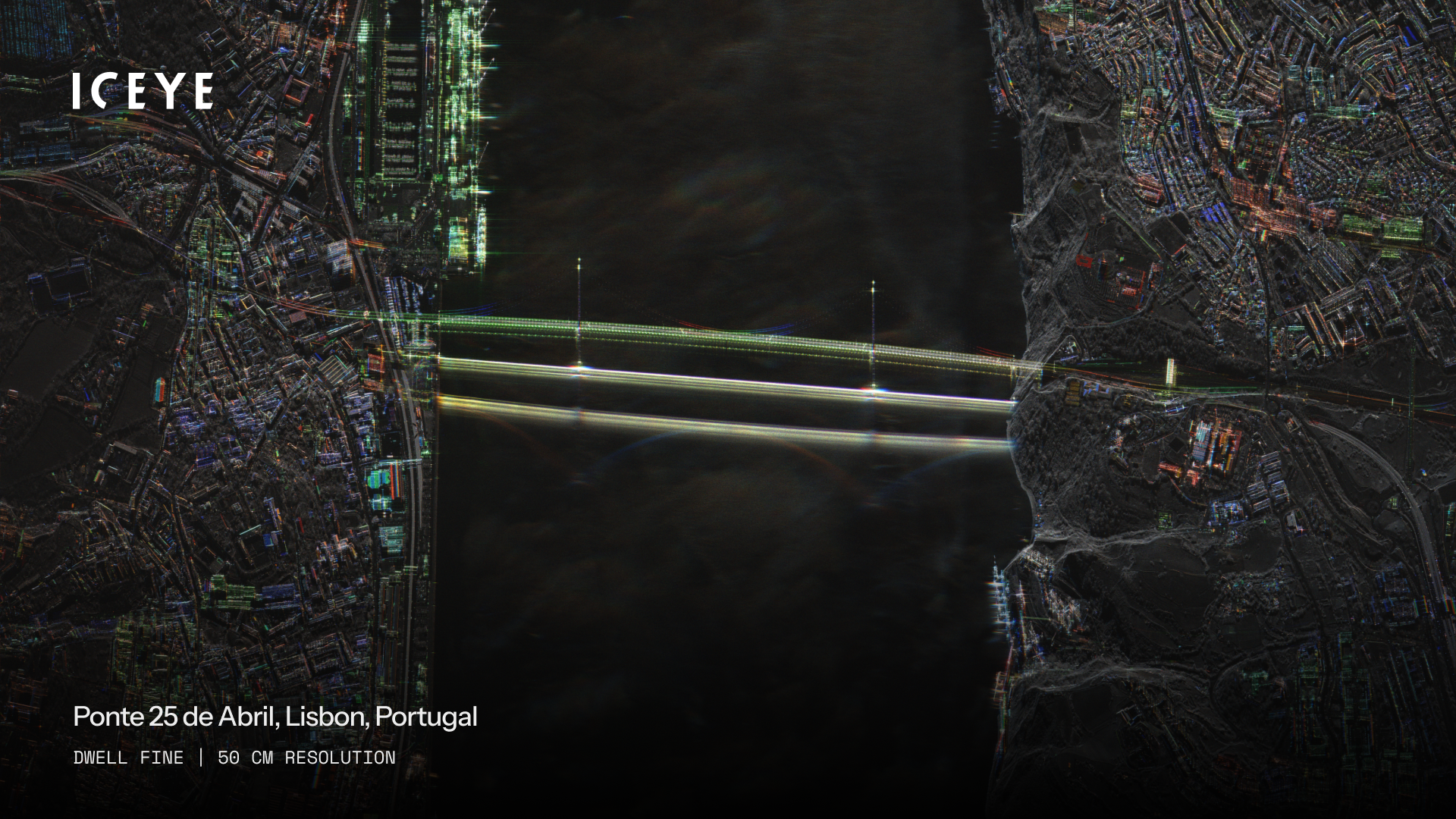 ICEYE SAR image of Lisbon, Portugal